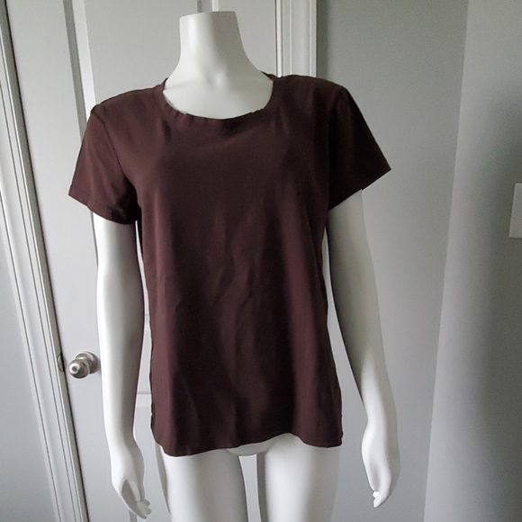 Kohl's Tops - NWOT CHOCOLATE Brown  T SHIRT